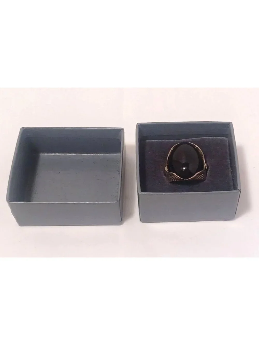 Vintage Carolyn Pollack Sterling Silver Black Onyx Eagle Ring Size 11 Men Women